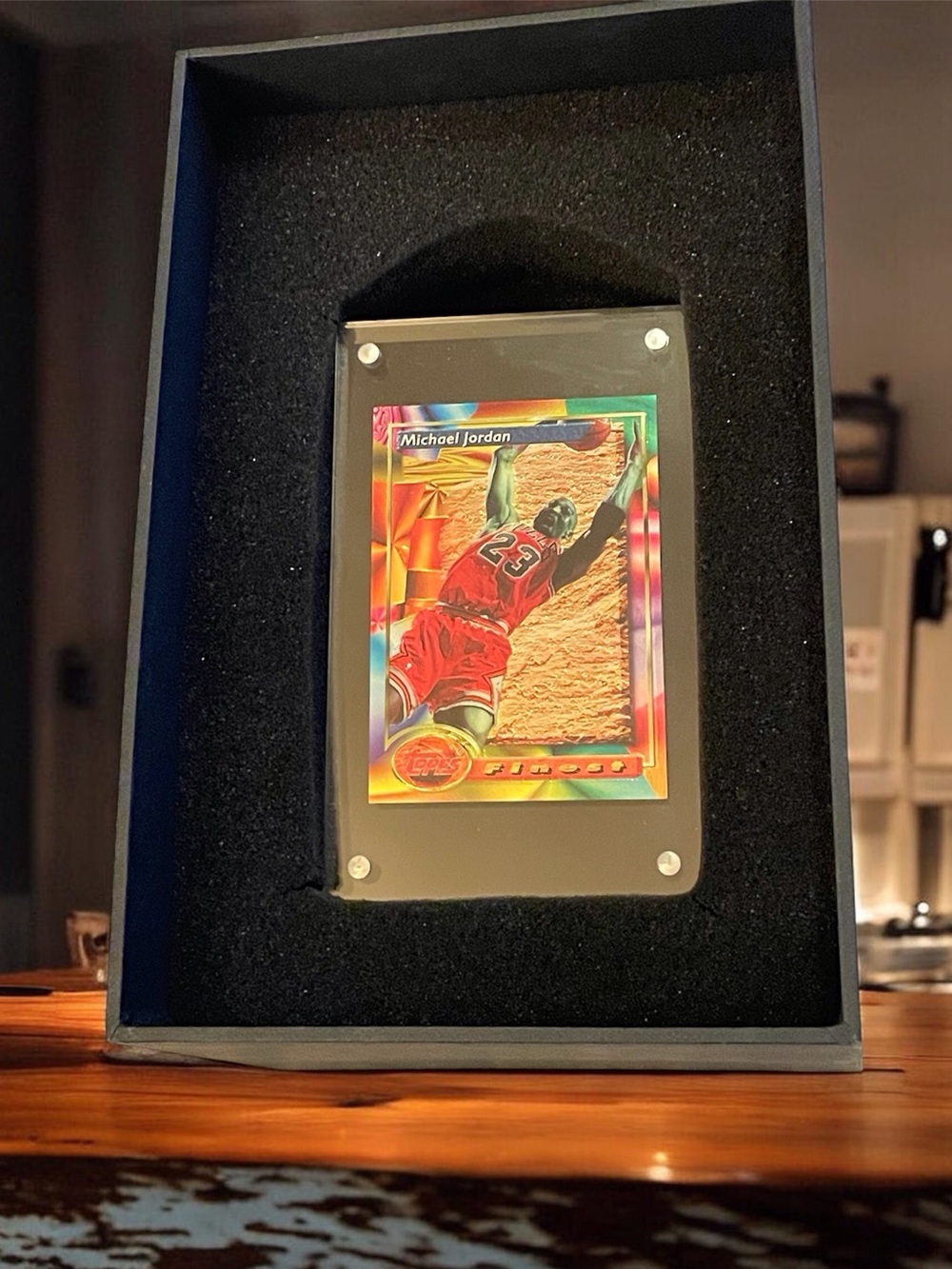 MICHAEL JORDAN 1993-94 TOPPS FINEST RAINBOW  BASKETBALL MINT SLAB-BULLS